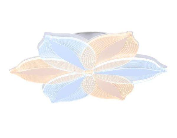 Купить Ambrella Потолочный светодиодный светильник с пультом AK4315/6 WH белый 85W 520*450*80 (ПДУ РАДИО 2.4)