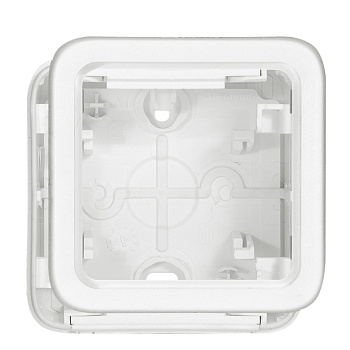 Legrand Plexo Arctic Антибактериальный Монтажная коробка 1-ая для наружного монтажа 070741
