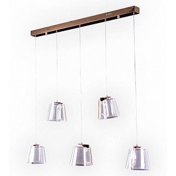 Kink Light 08044-5AS,33 Подвес Люцерна золото w111*16 h150 Led 35W (3000K)