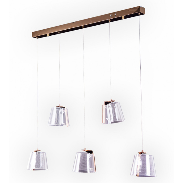 Kink Light 08044-5AS,33 Подвес Люцерна золото w111*16 h150 Led 35W (3000K)