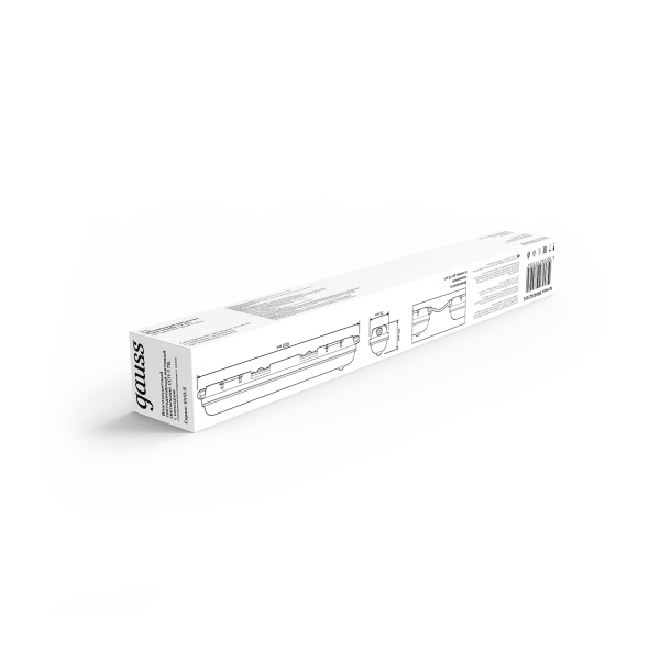 Купить Gauss Св-к лин СПП-176 EVO 18W 1950lm 4000K 200-240V IP65 600*76*82мм ИК-сенс и соед в лин LED 864424218-S