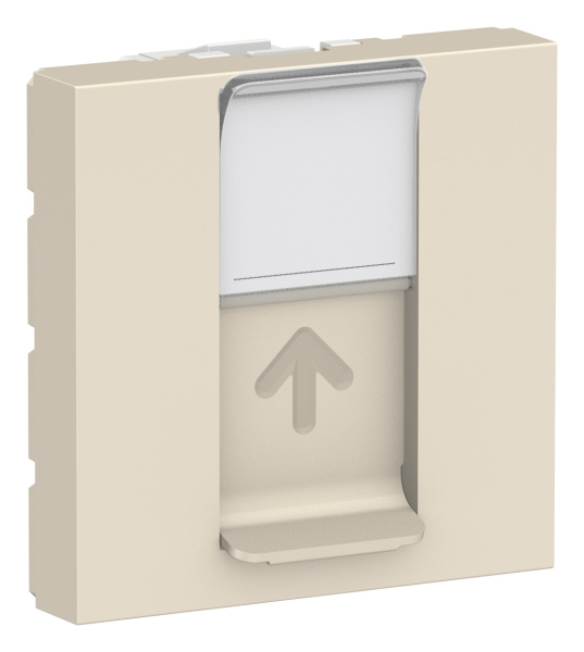 Купить SE Unica Modular Антрацит Панель лицевая RJ45, одиночная без коннектора, 2 модуля NU941144