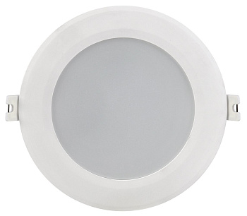 IEK Светильник LED ДВО 1713 белый круг 9Вт 4000К IP40