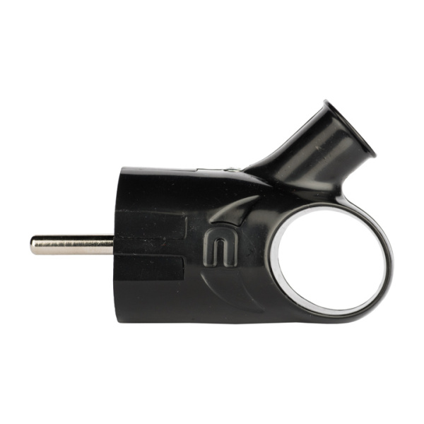 Купить EKF PROxima Вилка с кольцом с/з черн. 16А 250В