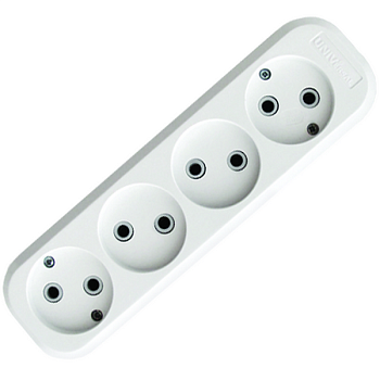 UNIVersal Колодка 4 гн. б/з AБС-пластик E204