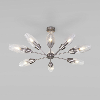 Eurosvet 60140/9 Светильник потолочный сатин-никель a055497