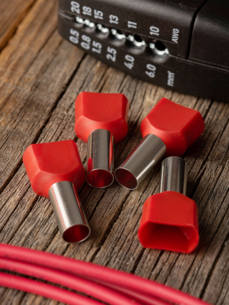 Купить EKF PROxima Наконечник штыревой втулочный изолированный НШвИ(2) 10,0-14 (50шт.)