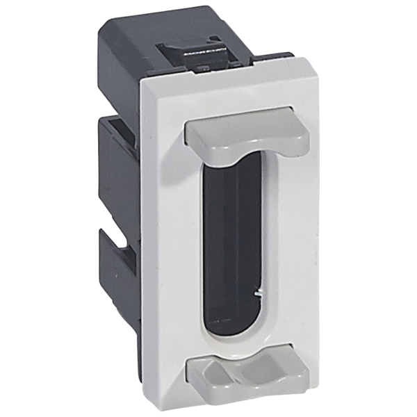 Legrand Mosaic Белый Фиксатор кабеля 1 мод 077080