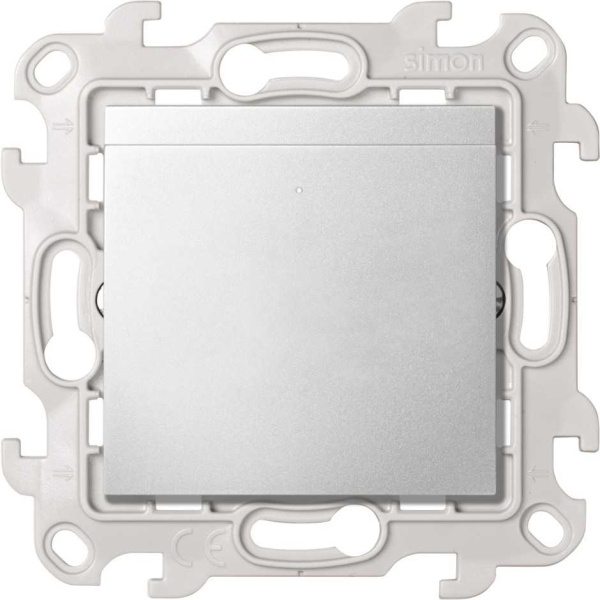 Simon 24 Алюминий Карточный выключатель с подсветкой 6А 230В~ 2410526-033