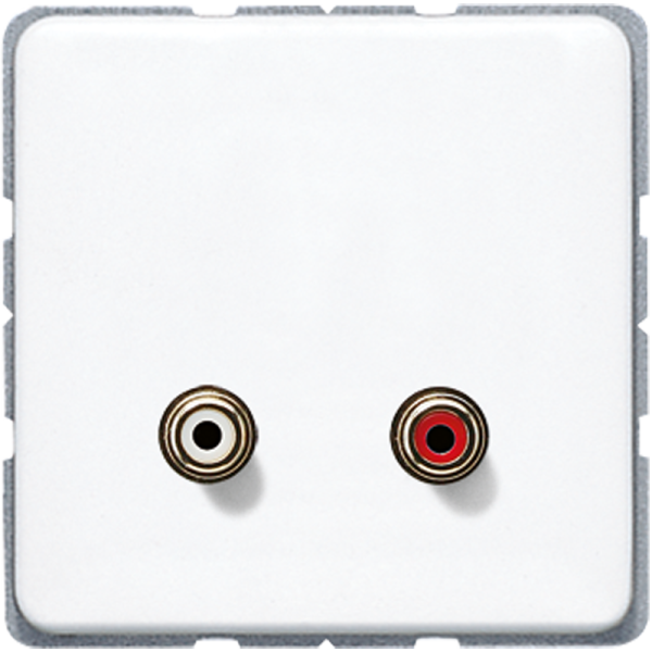 JUNG Мультимедиа-розетка, белый MACD1021WW