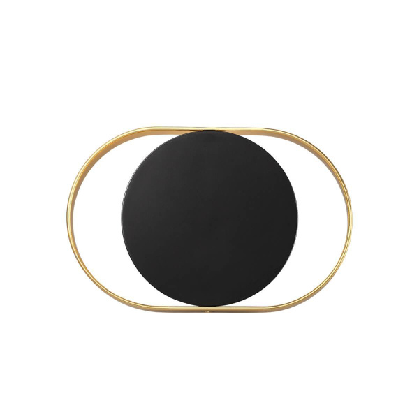 Odeon Light 4246/7WB HIGHTECH ODL21 179 черн/золотист/металл Настенный светильник IP20 LED 7W 560Лм 3000K MONDY