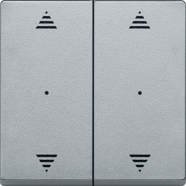 SE Merten KNX\EIB SM Алюминий Клавиша для модуля 2-кночного выключателя со стрелками ВВ/ВН MTN625860