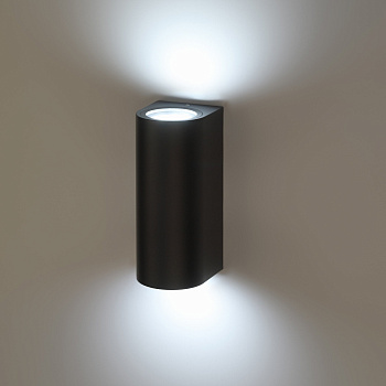 ЭРА Декоративная подсветка WL39 GR MR16/GU10 (2 шт.), серый, для интерьера, фасадов зданий