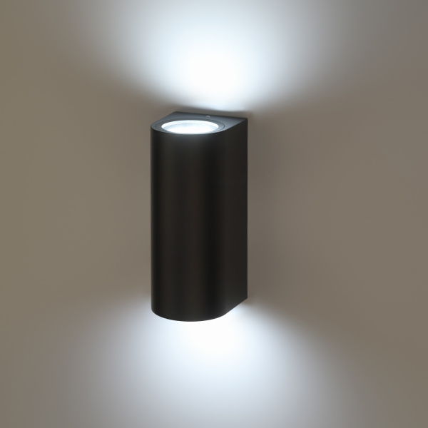 ЭРА Декоративная подсветка WL39 GR MR16/GU10 (2 шт.), серый, для интерьера, фасадов зданий