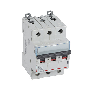 Legrand DX3-E Автоматический выключатель 3P 13А (С) 6000/6kA 407290