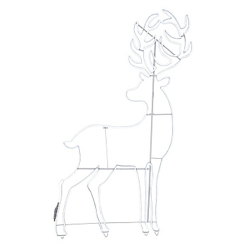 NEON-NIGHT Фигура световая «Сказочный олень» из гибкого неона, 180х110 см, 2400 LED, цвет свечения белый 501-315