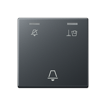 JUNG Клавиша для гостиничных кнопочных модулей 531KO5EUM24 или 531KO5EUM230, матовый антрацит ACUKO5MANM