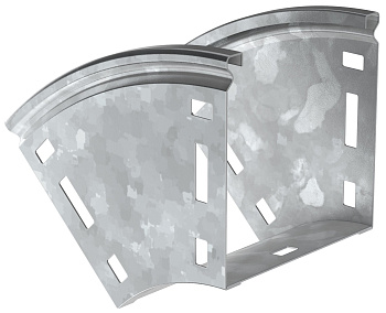 IEK ESCA Поворот плавный 45град тип В20 ESCA 80х80мм HDZ