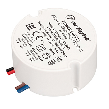 Arlight Блок питания ARJ-KE40700-PFC-TRIAC-R (28W, 700mA) (IP44 Пластик, 5 лет) 028270