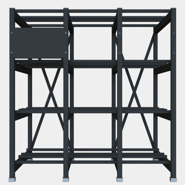 Systeme Electric Стеллаж 4 полочный 2 ряда 1360х935х1430