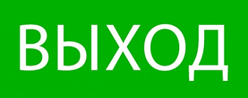EKF PROxima Пиктограмма "Выход" 240х95мм (для SAFEWAY-10)