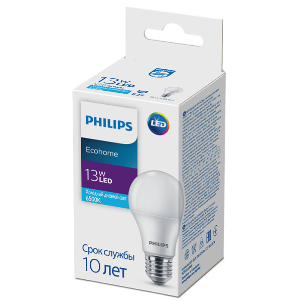 Купить PH Лампа EcohomeLED Bulb 13W 1250lm E27865 929002299817