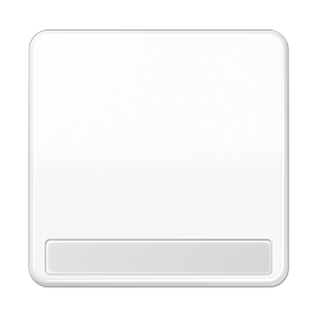 JUNG CD Белая Клавиша 1-ая с полем для надписи ударопрочная ударопрочная CD590NABFWW