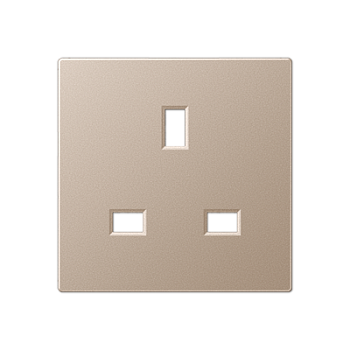 JUNG Накладка розетки БС 2п+Е шампань A3521CHPL