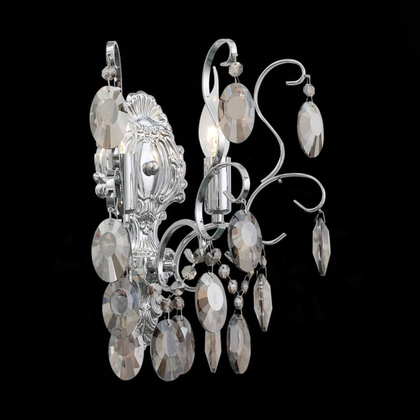 ST LUCE SL846.101.02 Бра  Темный хром/Тонированный черный E14 2*40W Купить ST LUCE SL846.101.02 Бра  Темный хром/Тонированный черный E14 2*40W