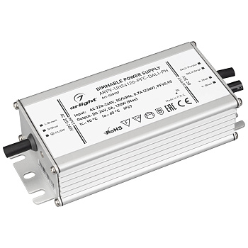 Arlight Блок питания ARPV-UH24120-PFC-DALI-PH (24V, 5.0A, 120W) (IP67 Металл, 7 лет) 028107