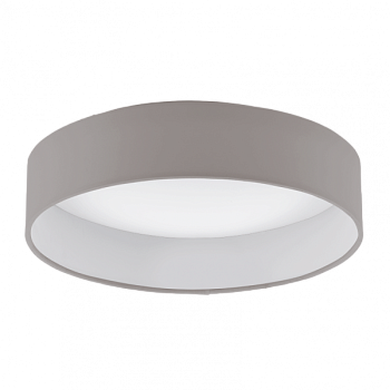 Eglo Светодиодная люстра PALOMARO, 13,3W (LED), Ø320, пластик/текстиль серо-коричневый 93949