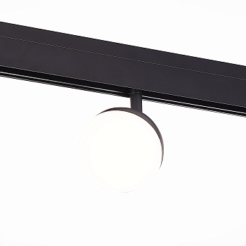 ST Luce ST358.446.07 Магнитный трековый светильник Черный LED 1*7W 4000K 520Lm Ra>80 120° IP20 L120xW90xH192 48V
