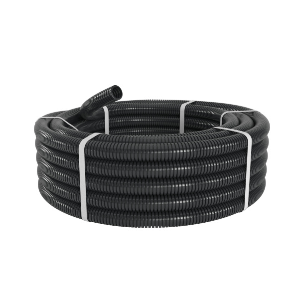 Купить DKC Труба ПА 6 гофр. DN48мм, ПВ-2, Dвн 47,4 мм, Dнар 54,5 мм, цвет чёрный