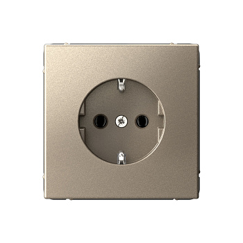Systeme Electric ArtGallery Шампань Розетка с заземлением, 16А, механизм