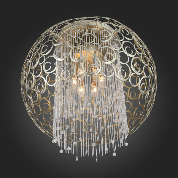 Купить ST Luce SL1101.202.06 Люстра потолочная Шампань/Шампань, Прозрачный E14 6*40W