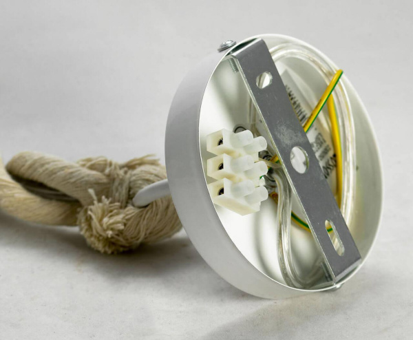 Купить Lussole LOFT Металл/полимер Белый /  Без плафона Подвес E27 10W GRLSP-9993