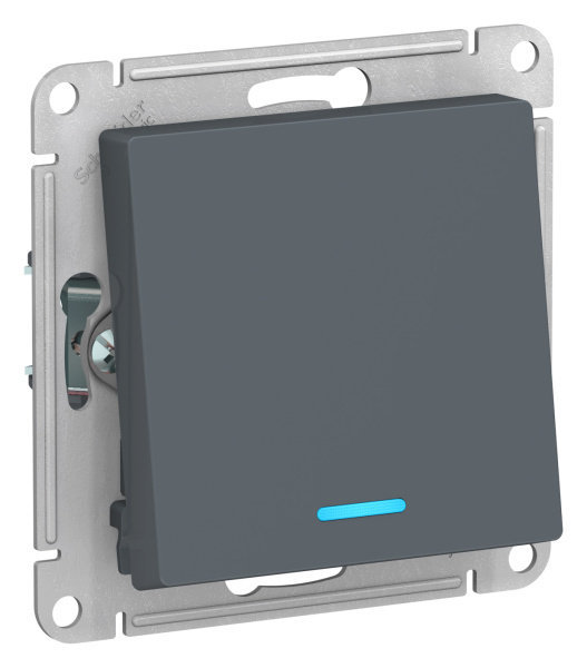 Купить Systeme Electric AtlasDesign Грифель Переключатель 1-клавишный с подсветкой, сх.6а, 10АХ, механизм