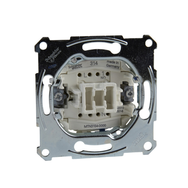 SE Merten Механизм QuickFlex Выключателя кнопочный 2HO MTN3154-0000