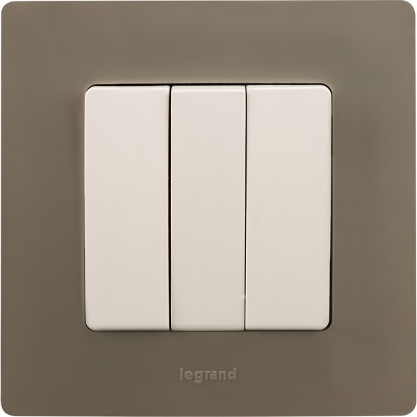 Купить Legrand Etika Светлая Галька Рамка 1-ая 672521