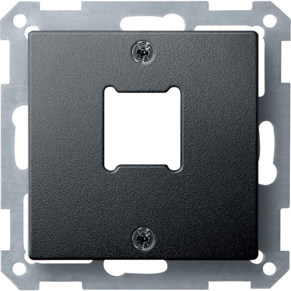 Купить SE Merten SM Антрацит Центральная плата 1-ая для розетки RJ11/RJ45 MTN291114