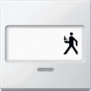 SE Merten SM Клавиша с полем для надписи и конт ламп (MTN434719)