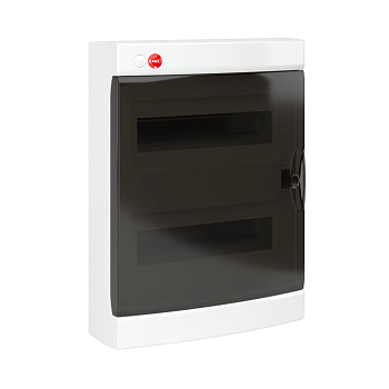 DKC Щиток настенный с дверцей 24 мод.,IP41, белый, с клеммным блоком 63А