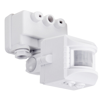 Датчик движения к прожектору ДДПР 01, 120°,1200Вт,10-2000Лк, 12 м,10-420 сек,IP44 Rexant 11-9220