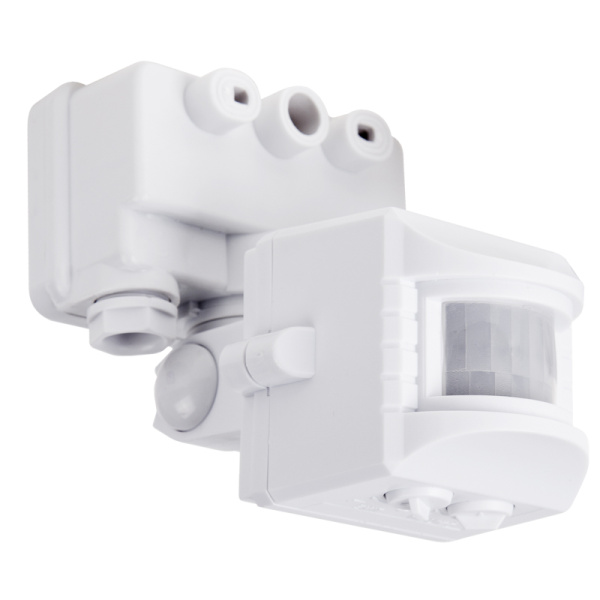 Датчик движения к прожектору ДДПР 01, 120°,1200Вт,10-2000Лк, 12 м,10-420 сек,IP44 Rexant 11-9220