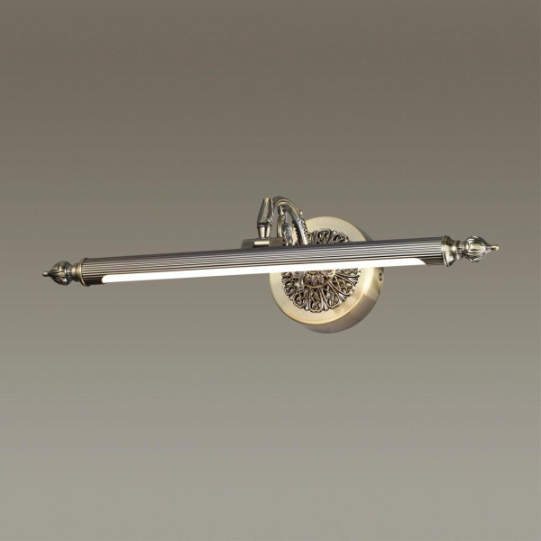 Купить Odeon Light 4914/8WL WALLI ODL22 545 бронзовый/металл/акрил Подсветка для картин LED 8W 3000К 410Лм DEGA