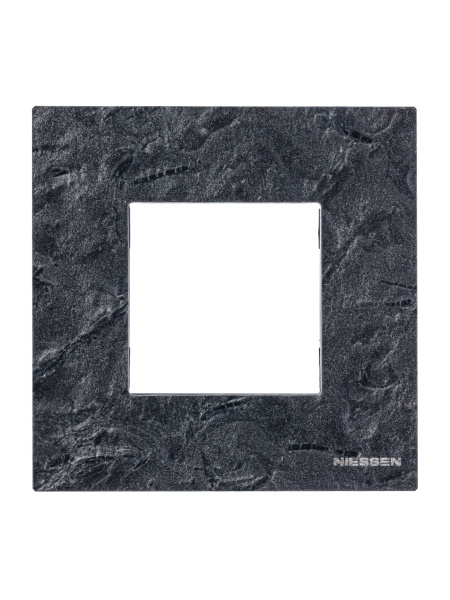 Купить ABB NIE Zenit Сланец Рамка 1-я 2 мод 2CLA227100N2201