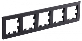 Systeme Electric AtlasDesign Nature Металл оникс Рамка 5-ая, универсальная