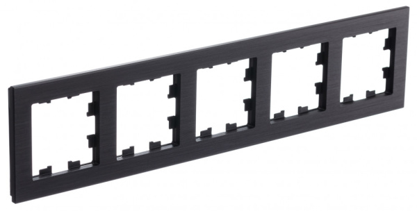 Systeme Electric AtlasDesign Nature Металл оникс Рамка 5-ая, универсальная