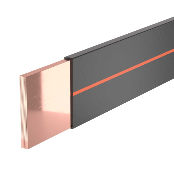 DKC Гибкая шина в ПВХ изоляции, 10x63x1мм, ном. ток 1600А, длина 2 метра