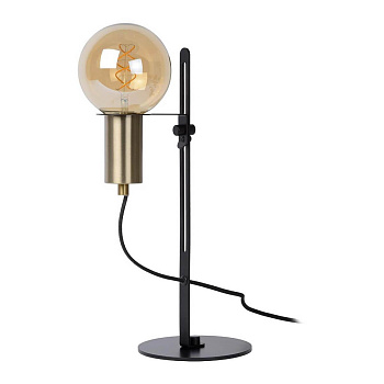 Lucide MALCOLM Черный Настольная лампа 45578/01/30